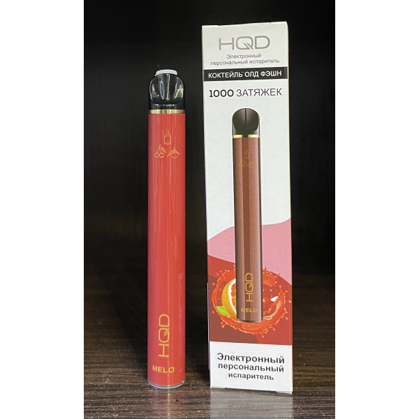 HQD melo coctail old faision (коктейль олд фэйшн) 1000 затяжек в Челябинске