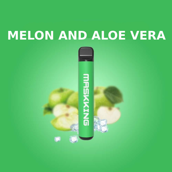 Одноразовая электронная сигарета Maskking High Pro Melon And Aloe Vera (Дыня Алоэ Вера) 1000 затяжек в Челябинске