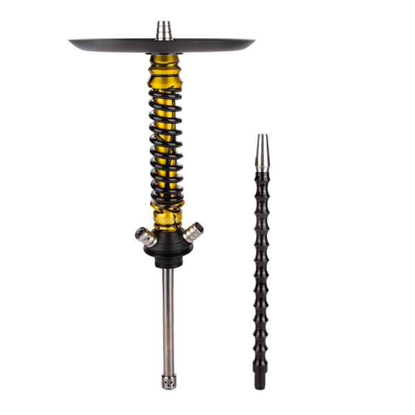 Кальян Mamay Customs Coilover Mini  Золотой Сплеш Чёрный в Челябинске