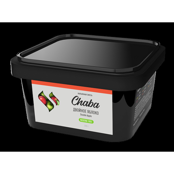 Безникотиновая смесь Chaba Double Apple Двойное Яблоко 200 грамм в Челябинске