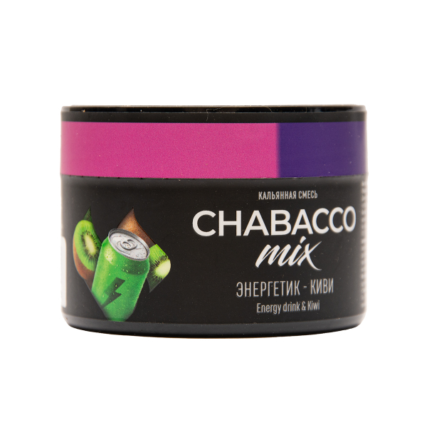 Бестабачная смесь Chabacco Medium Mix Energy Drink & Kiwi 40 грамм в Челябинске