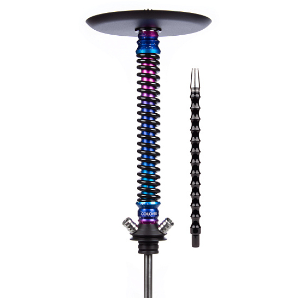 Кальян Mamay Customs Coilover Big Anod Blue Space Черный Глянец в Челябинске