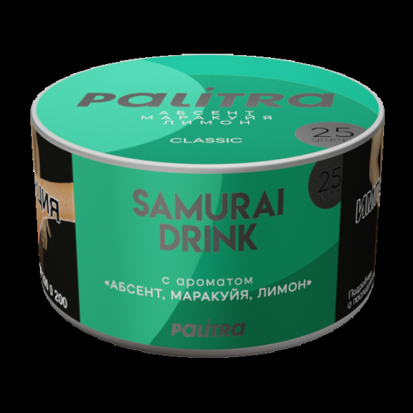 Табак Palitra Samurai Drink Напиток Самурая 25 грамм в Челябинске