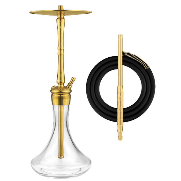 Кальян Hoob Go Pro Gold Фурнитура Gold Prima Быстросъёмное Блюдце в Челябинске