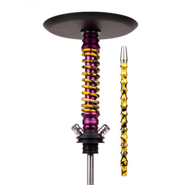 Кальян Mamay Customs Coilovers Mini Special Anod Purple Splash Gold Splash в Челябинске