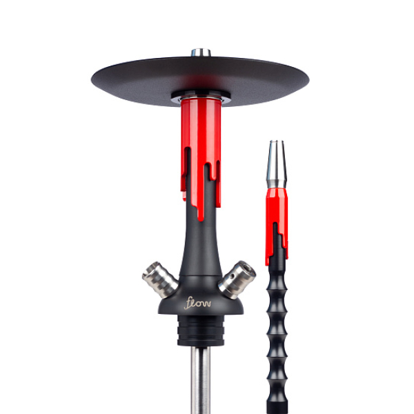 Кальян Mamay Customs Flow Черный Матовый Красный Глянец в Челябинске