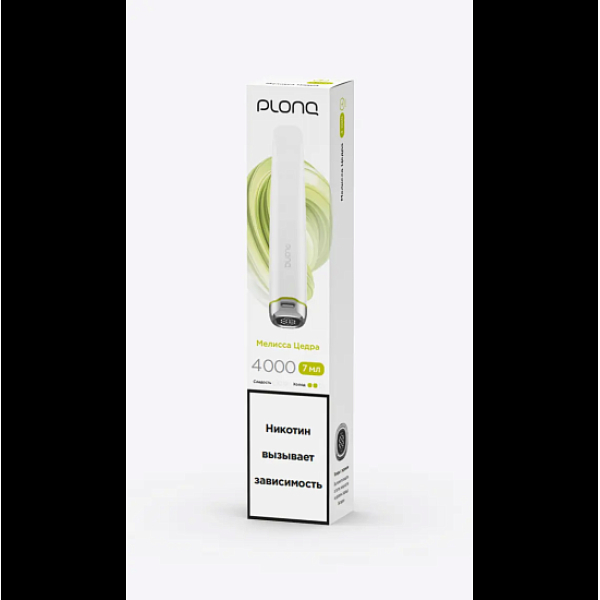 Электронка Plonq Plus Pro 4000 Мелиcса Цедра 4000 затяжек в Челябинске