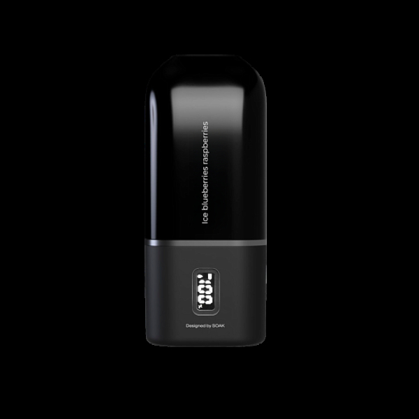 Электронка Soak 13 Ice Blueberries Raspberries Ледяная Черника Малина 13000 затяжек в Челябинске