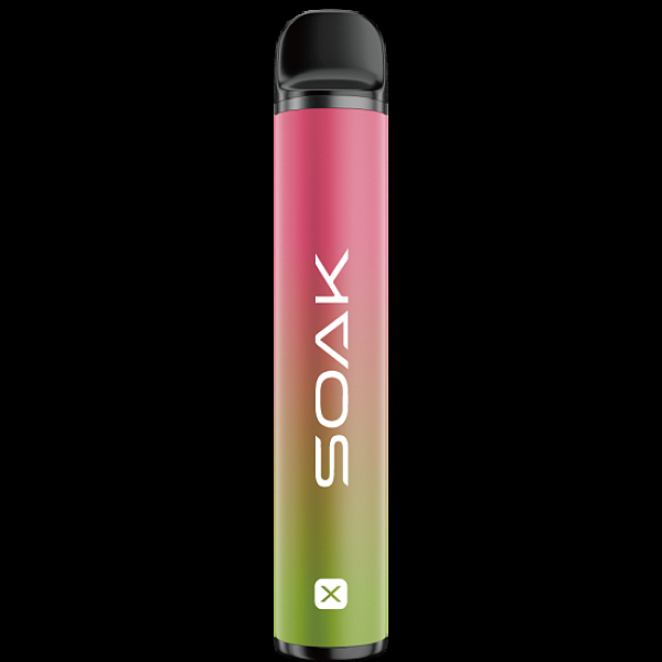 Электронка Soak X Raspberry Soda Малиновая Газировка 2200 затяжек в Челябинске