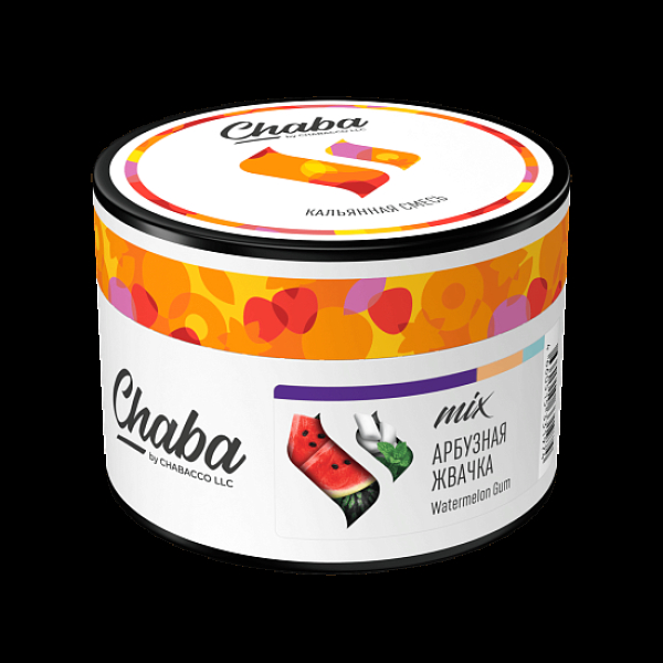 Бестабачная смесь Безникотиновая Chaba Mix Watermelon Gum Арбузная Жвачка 40 грамм в Челябинске