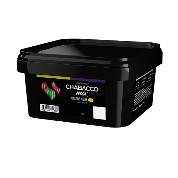 Бестабачная смесь Chabacco Mix Sour Jelly 2.0 Кислое Желе Medium 200 грамм в Челябинске
